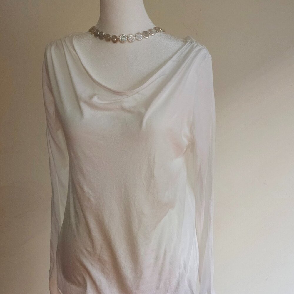 Hard Tail White Long Sleeve Top